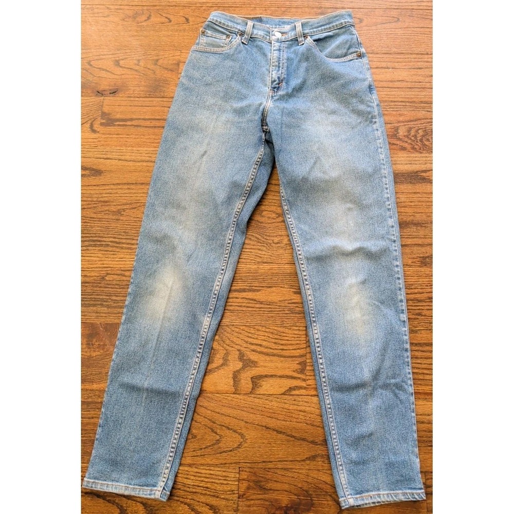 Vintage Levi's 550 Relaxed Fit Tapered Leg Jeans Women 31" Inseam Sz 8 Long